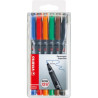 Foliopis STABILO OHPen S permanentny etui 6 szt.
