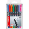 Foliopis STABILO OHPen S permanentny etui 8 szt.
