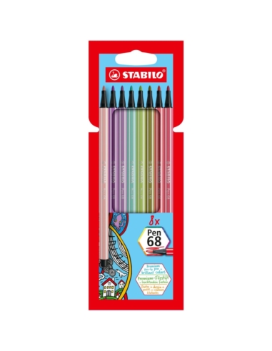 Flamaster STABILO Pen 68 etui kartonowe 8szt