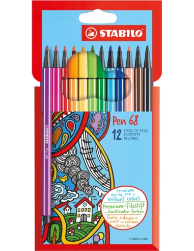 Flamaster STABILO Pen 68 etui karton 12 szt 6812-7