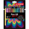 Flamaster STABILO Pen 68 etui 18 szt. ARTY