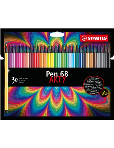 Flamaster STABILO Pen 68 etui karton 30 szt. ARTY