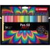 Flamaster STABILO Pen 68 etui karton 30 szt. ARTY