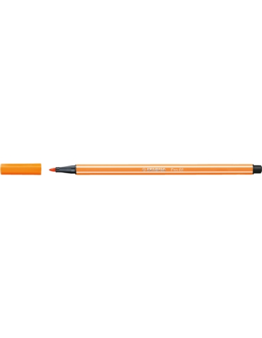 Flamaster STABILO Pen 68 brush pomarańczowy 568/54