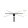 Uchwyt z ramieniem do monitora Durable SELECT moc.