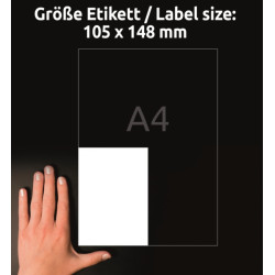 Etykiety Avery uniwersalne 105x148mm 260 etykiet
