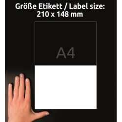 Etykiety Avery uniwersalne 210x148mm 130 etykiet