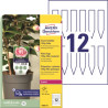 Tabliczkii foliowe Avery 100x20 190mic. 120 szt.