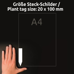 Tabliczkii foliowe Avery 100x20 190mic. 120 szt.