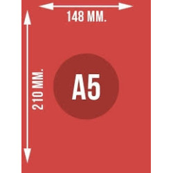 PAPIER KSERO A5 MAESTRO 160G (CZERWIEŃ KORALOWA)