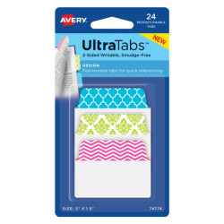 Zakładki indeksujące Avery 50,8x38,1 24 szt. wzór