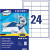 Etykiety uniwersalne Avery Europe100 economy 64,6x33,8mm ela008