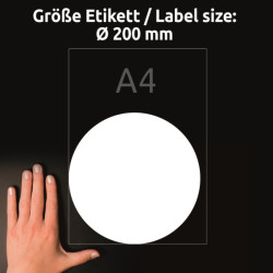 Naklejki na okna Avery 200mm 10 arkuszy