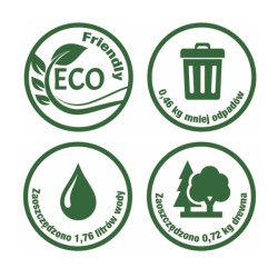 ZESZYT A5  60K LINIA TOP GOGREEN MIĘKKA OPR.