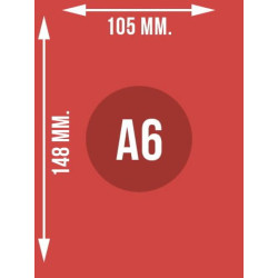 PAPIER A6 - RYZA PAPIERU A6,  80G - 500 ARK ,  FORMAT A6 - PATYNA - sklep-lapis.pl