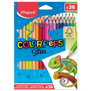 MAPED KREDKI TRÓJKĄTNE COLORPEPS 36SZT