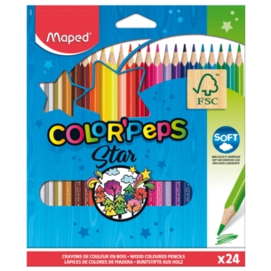 MAPED KREDKI TRÓJKĄTNE COLORPEPS 24SZT