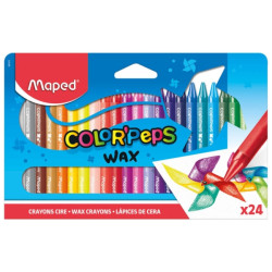 MAPED KREDKI ŚWIECOWE COLORPEPS 24 SZT