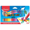 MAPED KREDKI ŚWIECOWE COLORPEPS 24 SZT