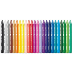 MAPED KREDKI ŚWIECOWE COLORPEPS 24 SZT