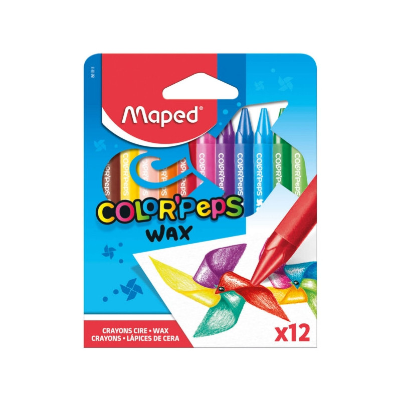 MAPED KREDKI ŚWIECOWE COLORPEPS 12 SZT MAPED KREDKI ŚWIECOWE COLORPEPS 12 SZT