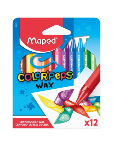 MAPED KREDKI ŚWIECOWE COLORPEPS 12 SZT