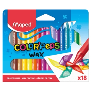 MAPED KREDKI ŚWIECOWE COLORPEPS 18 SZT