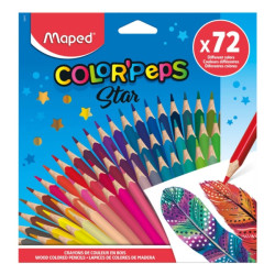 MAPED KREDKI TRÓJKĄTNE COLORPEPS 72SZT