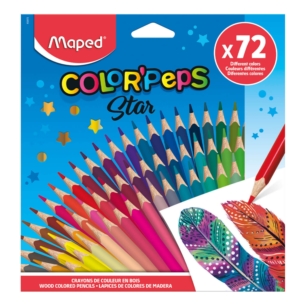 MAPED KREDKI TRÓJKĄTNE COLORPEPS 72SZT