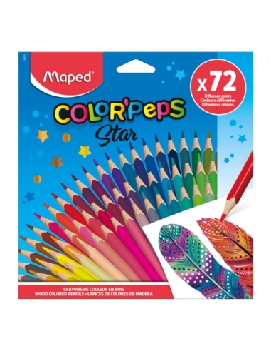 MAPED KREDKI TRÓJKĄTNE COLORPEPS 72SZT