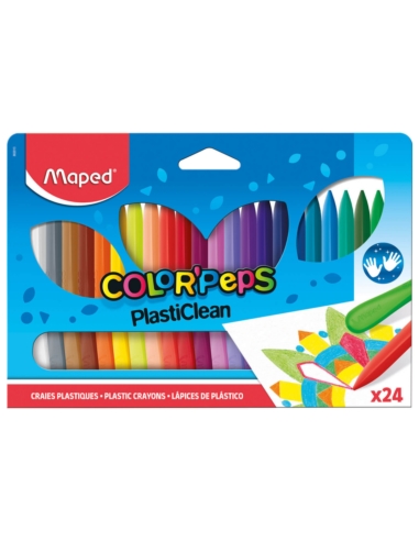 MAPED KREDKI PLASTIK COLORPEPS 24 KOL