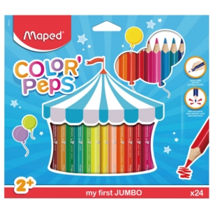 MAPED KREDKI COLORPEPS JUMBO 24 SZT