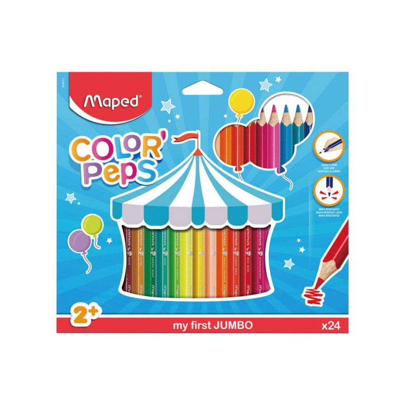 MAPED KREDKI COLORPEPS JUMBO 24 SZT MAPED KREDKI COLORPEPS JUMBO 24 SZT