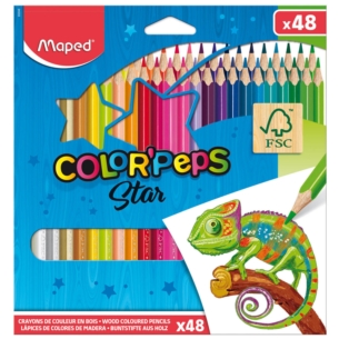 MAPED KREDKI TRÓJĄKTNE COLORPEPS 48 SZT