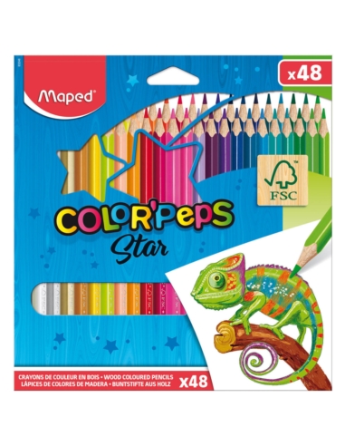 MAPED KREDKI TRÓJĄKTNE COLORPEPS 48 SZT