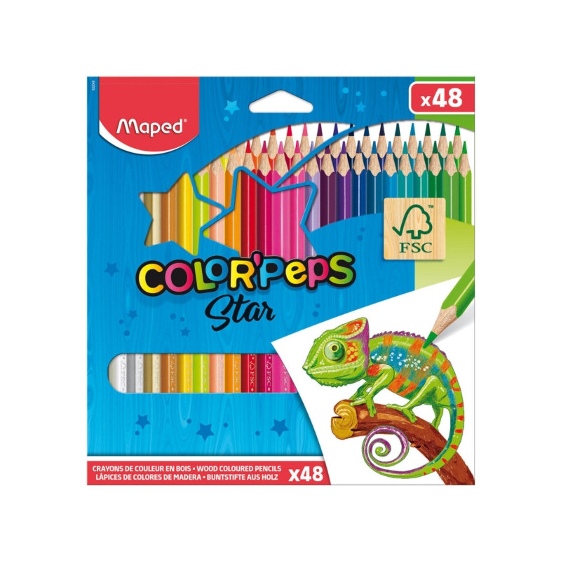MAPED KREDKI TRÓJĄKTNE COLORPEPS 48 SZT