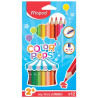 MAPED KREDKI TRÓJKĄTNE JUMBO COLORPEPS 12 KOL