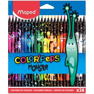 MAPED KREDKI TRÓJKĄTNE COLORPEPS MONSTER 24 KOL