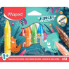 MAPED KREDKI ŚWIECOWE JUMBO JUNGLE FEVER 12 KOL
