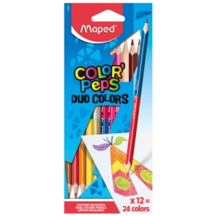 MAPED KREDKI COLORPEPS DUO 12 SZT 24 KOL