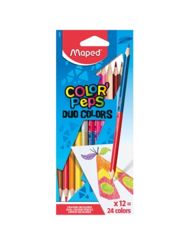 MAPED KREDKI COLORPEPS DUO 12 SZT 24 KOL