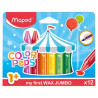 MAPED KREDKI ŚWIECOWE JUMBO COLORPEPS 12 KOL