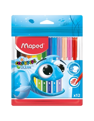 MAPED FLAMASTRY COLORPEPS OCEAN 12 KOL