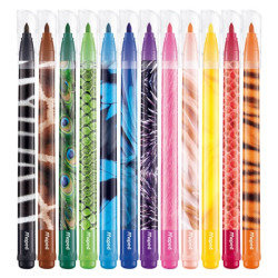 MAPED FLAMASTRY COLORPEPS ANIMALS 12 KOL