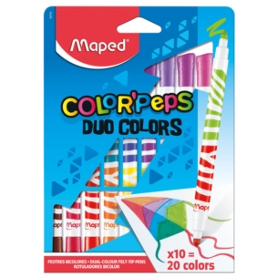 MAPED FLAMASTRY COLORPEPS DWUSTRONNE 10SZT20KOL