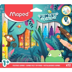 MAPED FLAMASTRY COLORPEPS JUNGLE FEVER 12 KOL