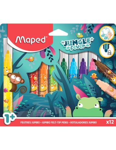 MAPED FLAMASTRY COLORPEPS JUNGLE FEVER 12 KOL