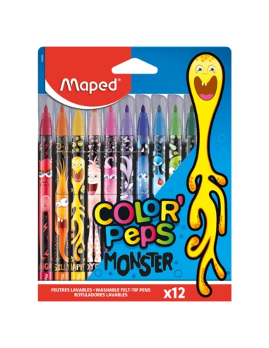 MAPED FLAMASTRY COLORPEPS MONSTER 12 KOL