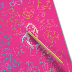 MAPED NAKLEJKI DO WYDRAPYWANIA BARBIE CREATIV