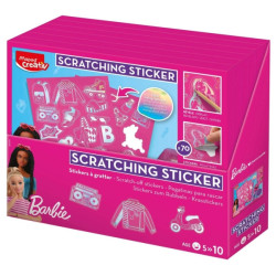 MAPED NAKLEJKI DO WYDRAPYWANIA BARBIE CREATIV